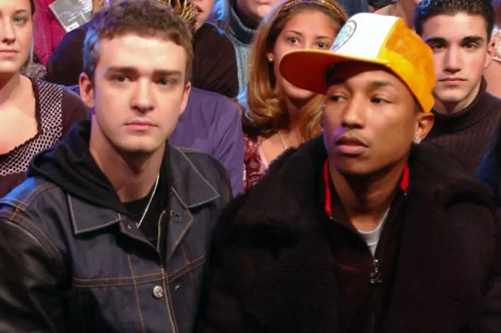 Justin Timberlake + Pharrell Are in the Studio Together [Pic]