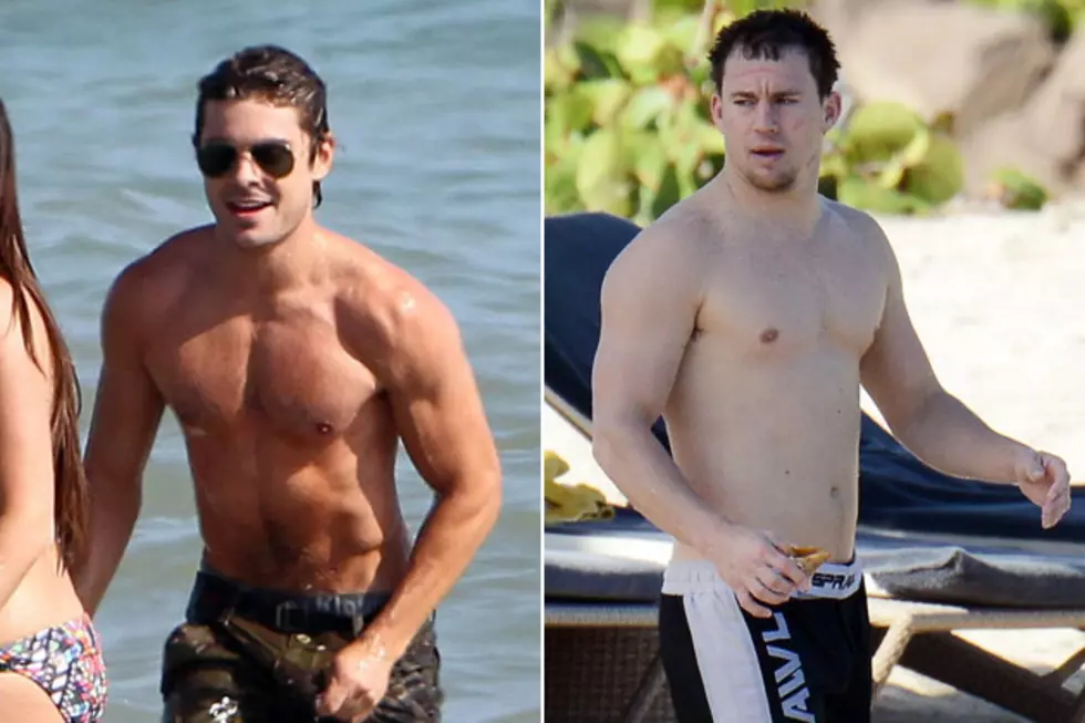 Zac Efron Shirtless vs. Channing Tatum Shirtless: Who Has the Hottest Beach Bod? – Readers Poll