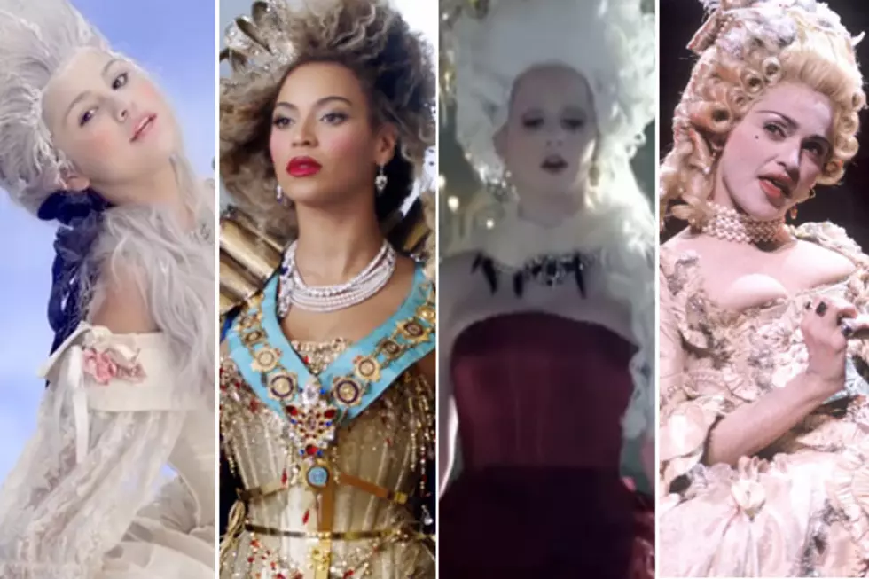 Selena Gomez vs. Beyonce vs. Katy Perry vs. Madonna: Who Looks Best in an Aristocratic Wig? &#8211; Readers Poll
