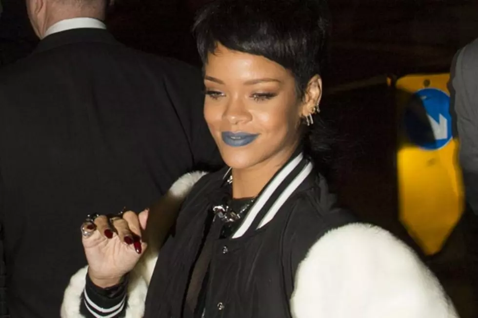 Rihanna Shows Off Bangs + Bob Hairstyle [PHOTOS]