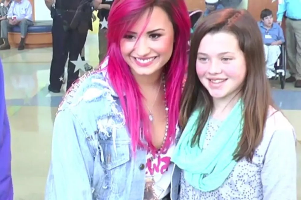 Demi Lovato Tells Hospital Patients How to Reverse a Bad Day + More [VIDEO]