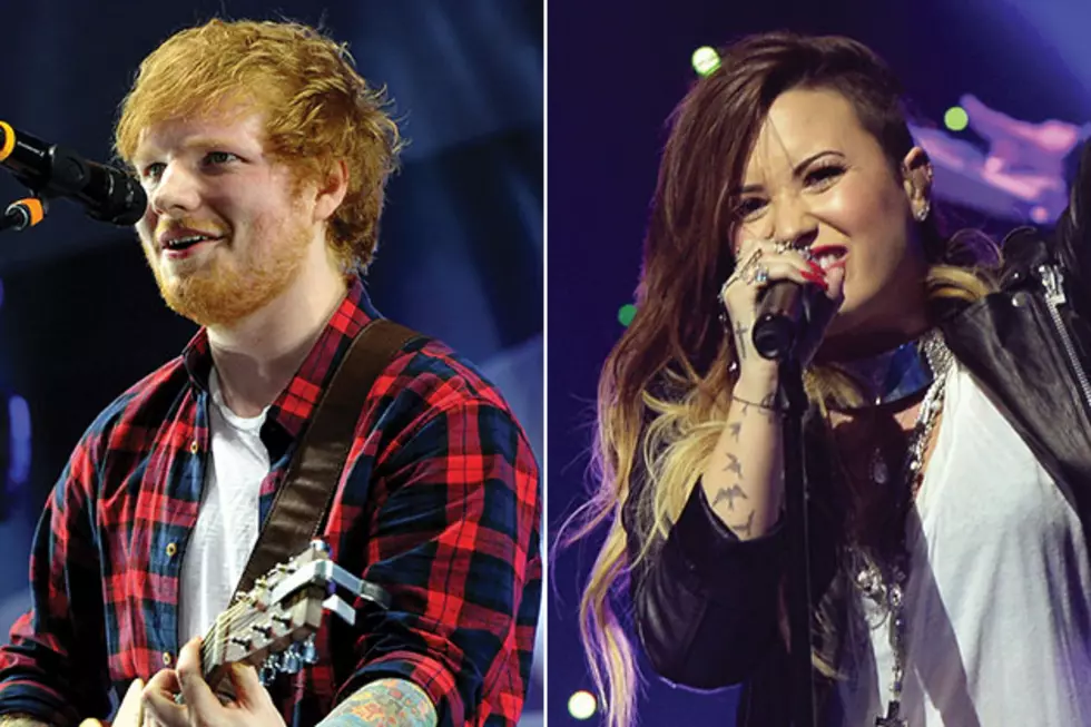 Ed Sheeran + Demi Lovato Gearing Up to Collaborate [VIDEO]