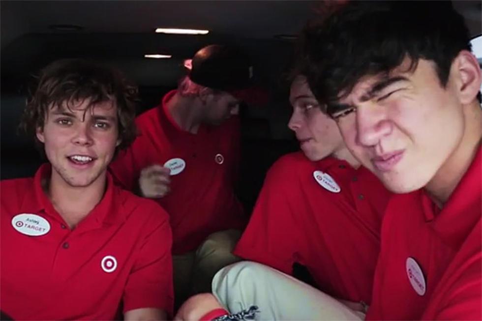 5 Seconds of Summer Prank Unsuspecting Customers at Target [VIDEO]