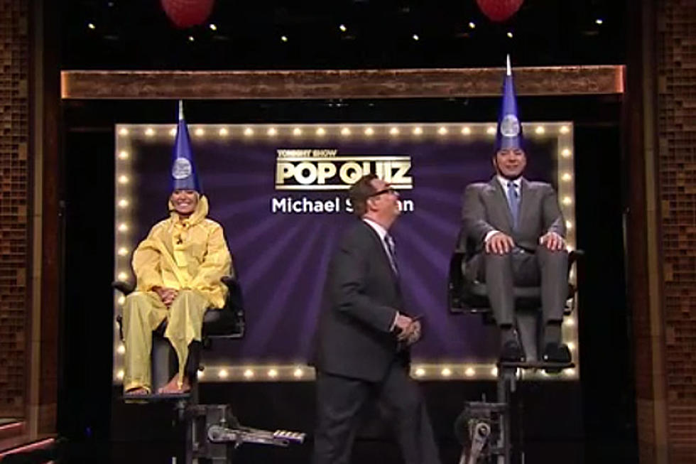 Jimmy Fallon and Kelly Ripa Face Off in Hilarious &#8216;Tonight Show&#8217; Pop Quiz [VIDEO]
