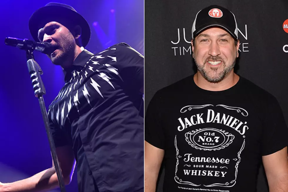 Joey Fatone Dances With Justin Timberlake at NYC Concert [PHOTO]