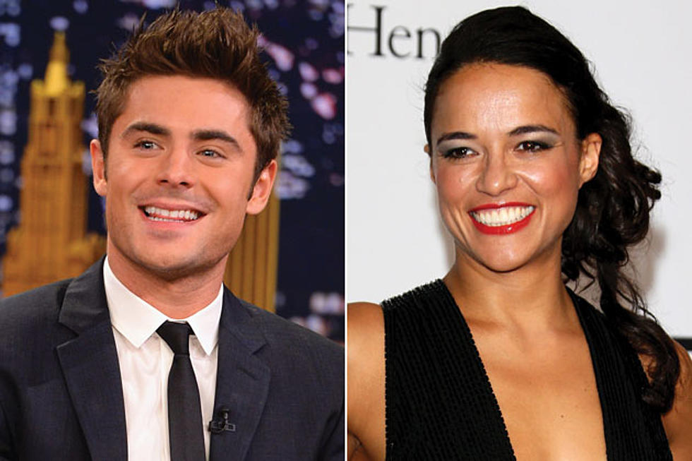 Zac Efron and Michelle Rodriguez Caught Kissing on a Yacht