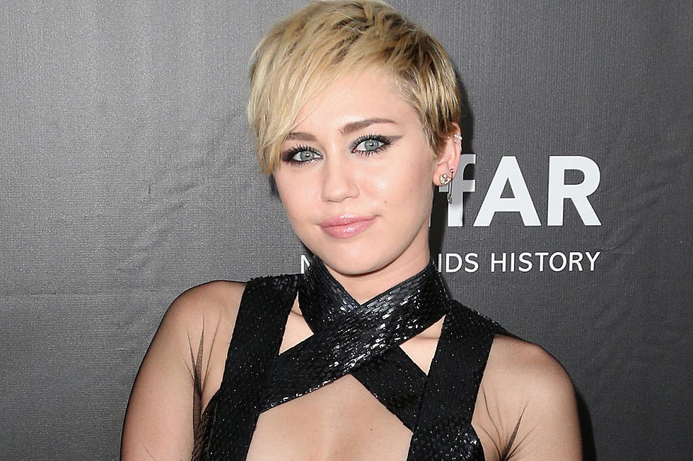 Miley Cyrus Is Nearly Topless at the 2014 amfAR LA Inspiration Gala [PHOTOS]