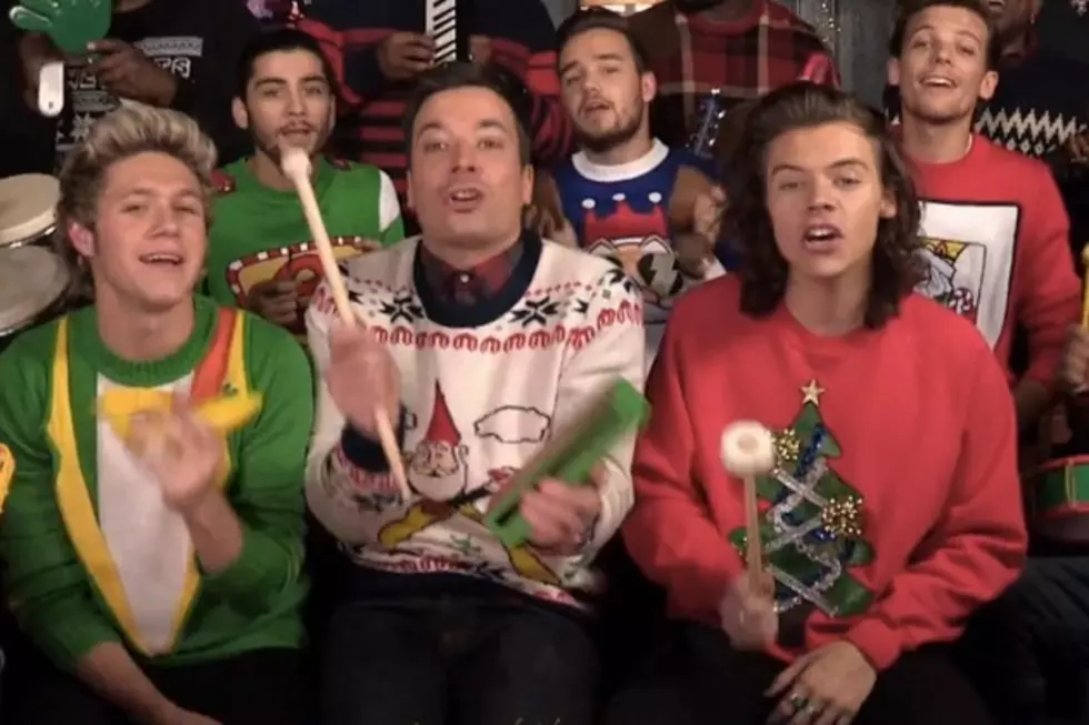 One Direction, Jimmy Fallon Perform &#8216;Santa Claus Is Coming to Town&#8217; [Video]