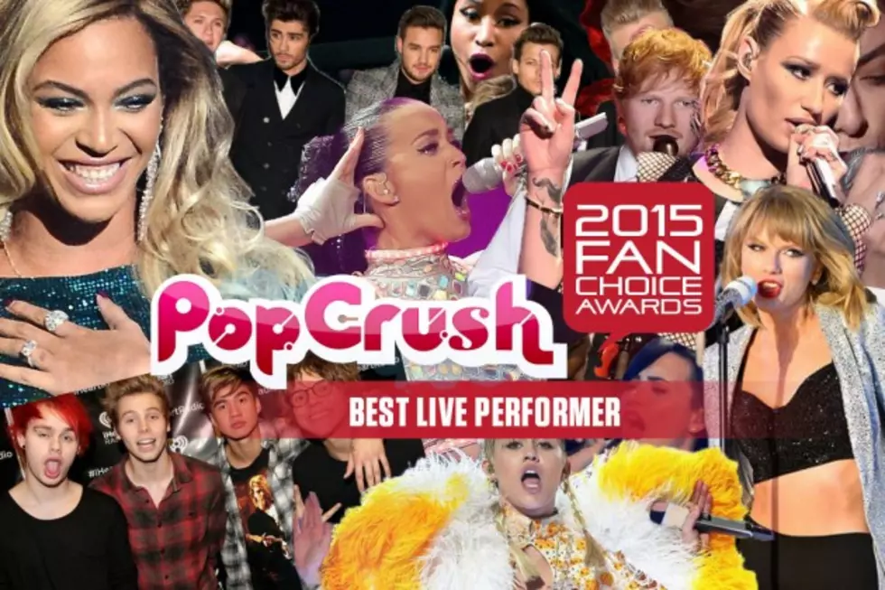 Best Live Performer &#8211; 2015 PopCrush Fan Choice Awards