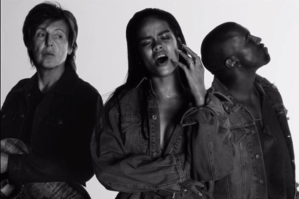 Rihanna Releases ‘FourFiveSeconds’ Video Feat. Kanye West + Paul McCartney