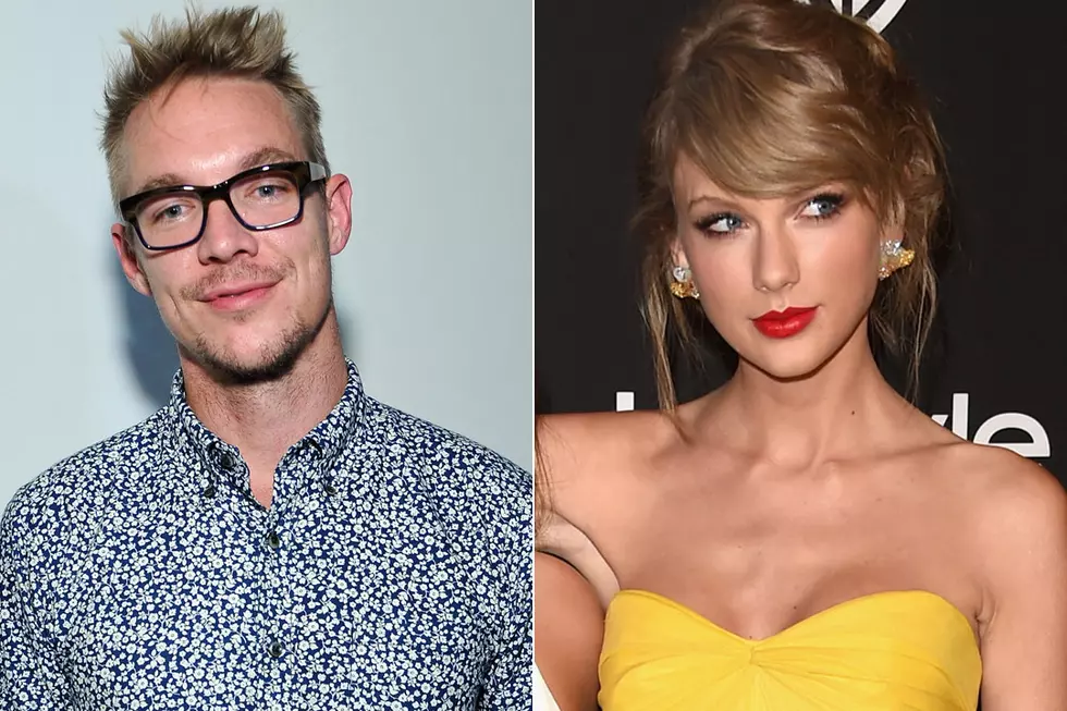 Taylor Swift + Diplo Bury the Hatchet, Hang Out at the 2015 Grammy Awards [PHOTO]