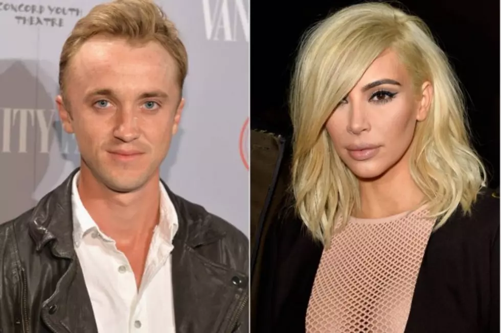 Tom Felton Responds to Kim Kardashian&#8217;s Blond Hair With the Perfect Draco Malfoy Meme