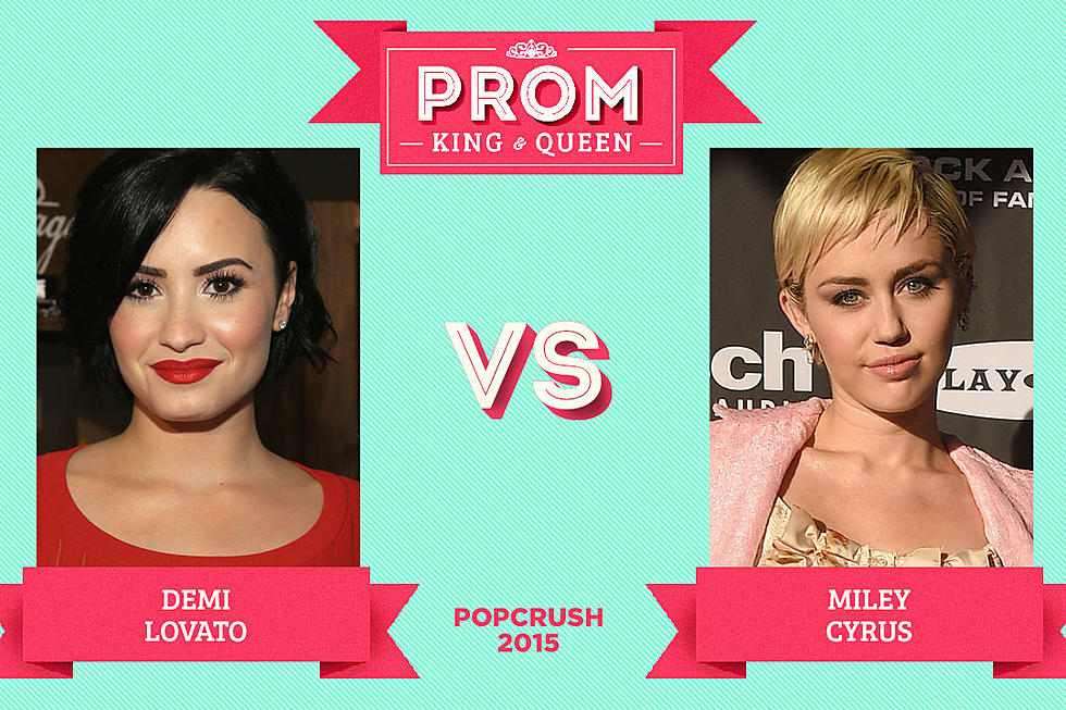 Demi Lovato vs. Miley Cyrus - PopCrush Prom Queen of 2015