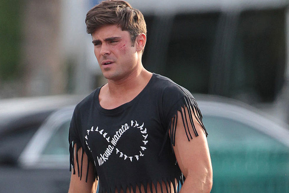 Zac Efron Wears a Fringed Crop Top [PHOTO]
