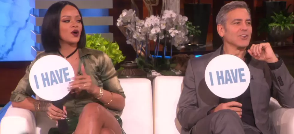 Watch Rihanna and George Clooney Play a Sleepover Game on &#8216;Ellen&#8217;