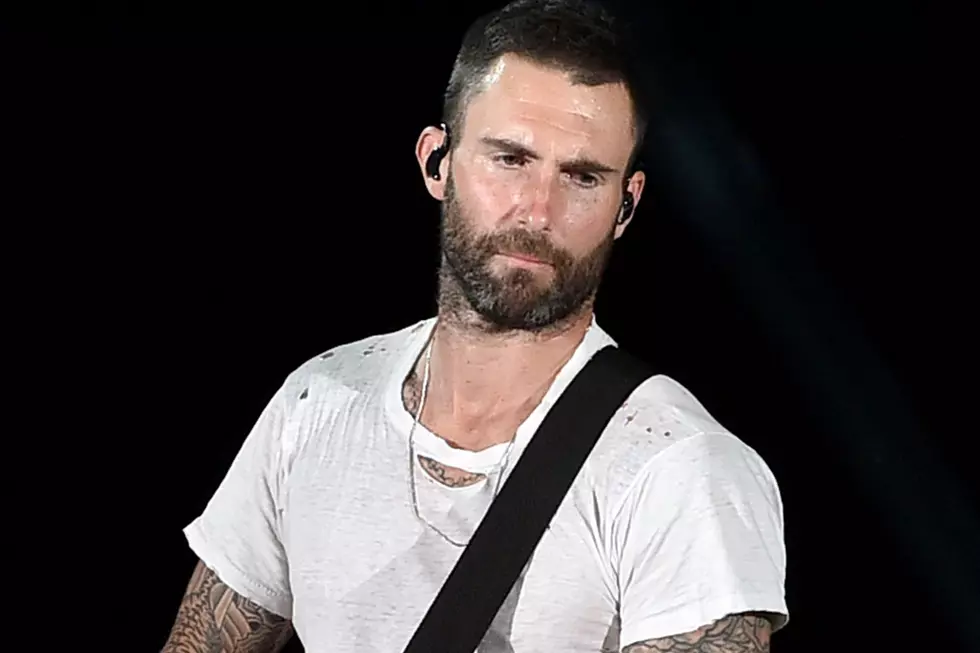 Adam Levine Debuts Enormous Back Tattoo