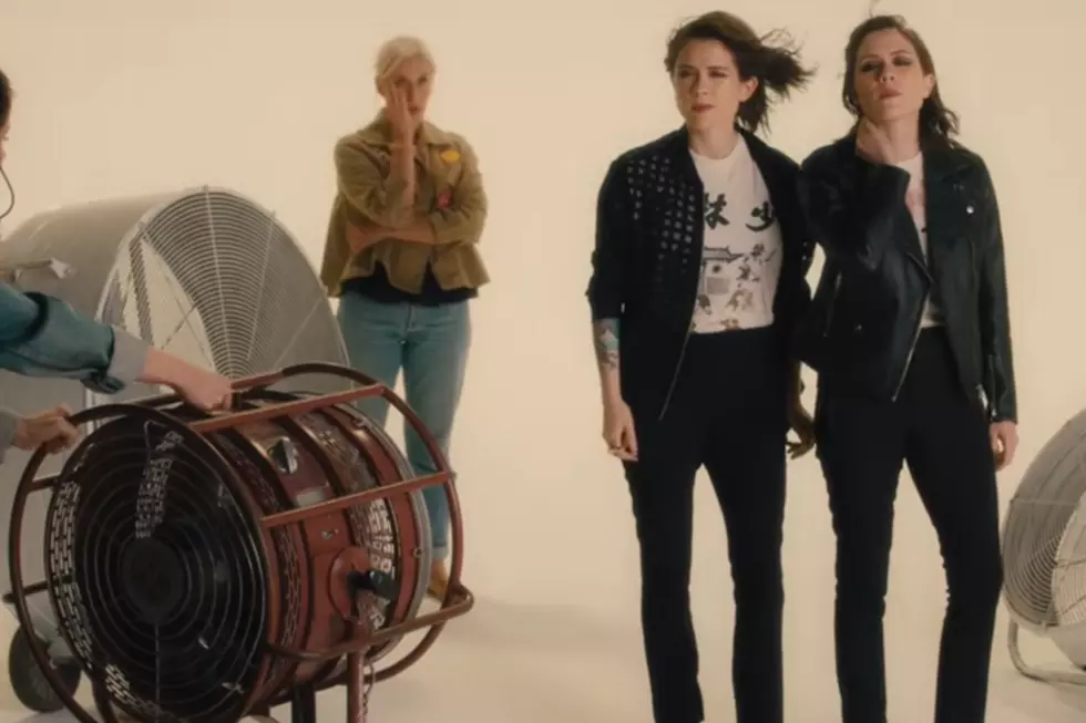 Tegan and Sara Try On the ‘Boyfriend’ Role, Cardboard Suits in New Video