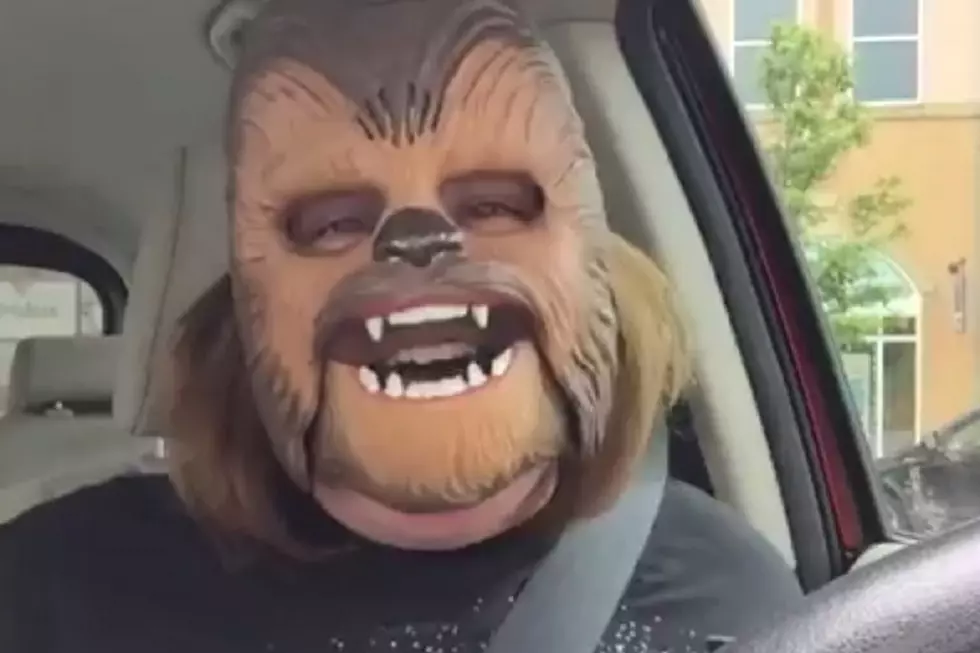 Chewbacca Lady, James Corden + J.J. Abrams Attempt to Recreate Viral Video