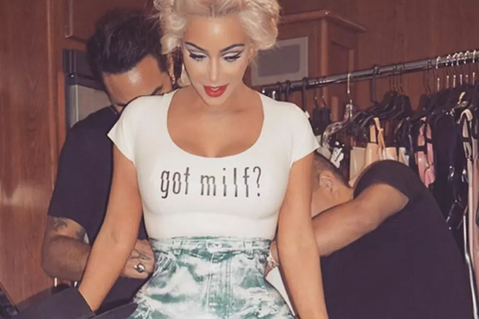 Kim Kardashian Shares Sultry BTS Photos From the ‘M.I.L.F. $’ Set