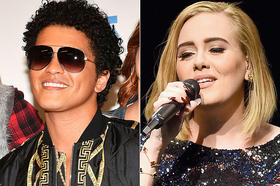 Bruno Mars Talks Working With Adele: 'She's A Diva'