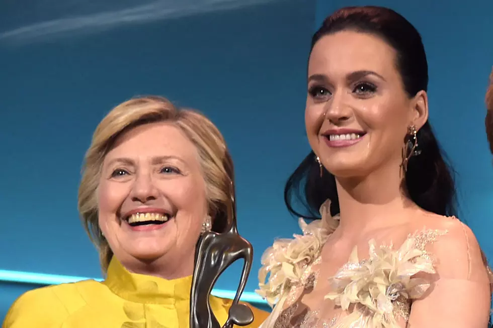 Hillary Clinton Honors Katy Perry at UNICEF Ball in Surprise Appearance