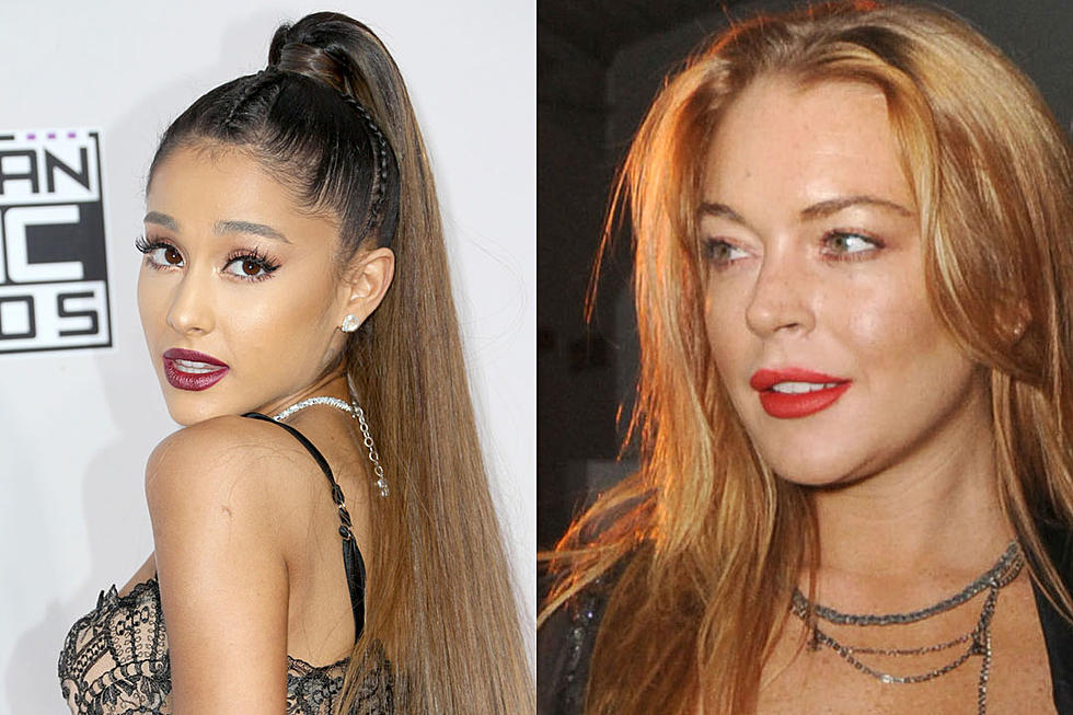 Lindsay Lohan Says Ariana Grande Wears 'Too Much Makeup' In Comments