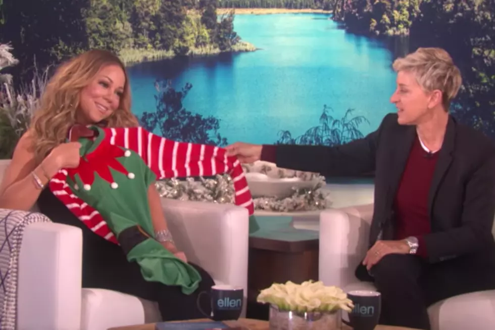 Mariah Carey ‘Festivates’ on Holiday-Heavy ‘Ellen,’ Dodges Breakup Talk