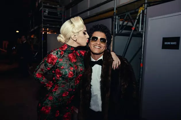 Bruno Mars Hangs Out With Lady Gaga Backstage at the 2016 Victoria&#8217;s Secret Fashion Show
