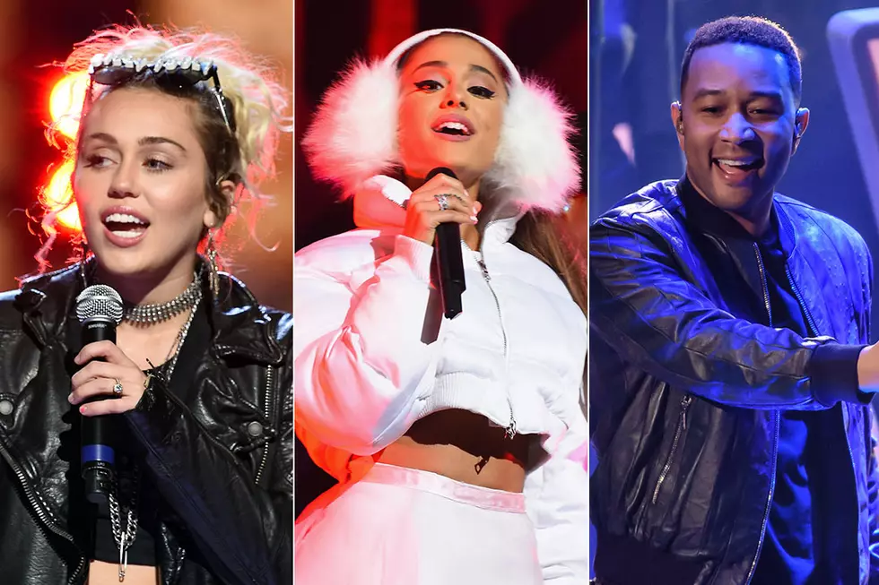 Celebrity Christmas 2016 Photos: Miley Cyrus, Ariana Grande + More