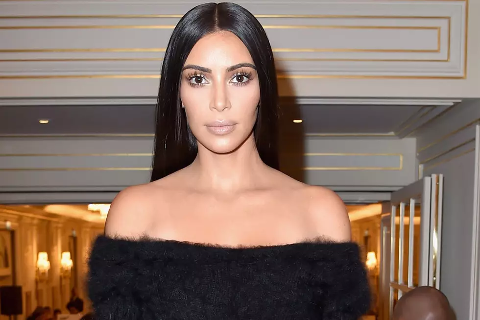 Kim Kardashian Makes Rare Public Appearance at Christmas Party