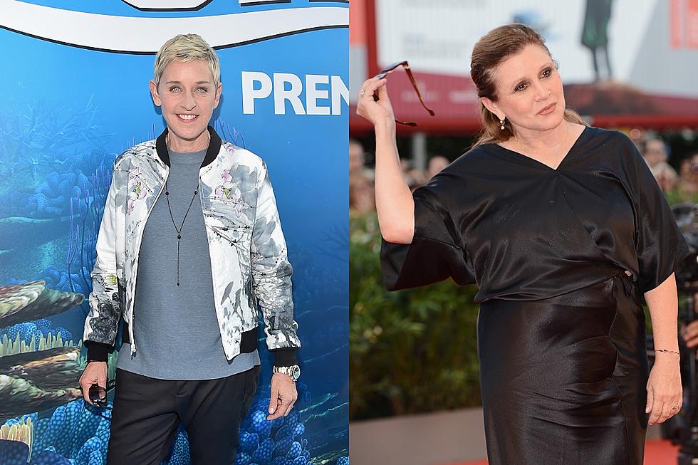 Ellen DeGeneres Honors Carrie Fisher With Touching Tribute: &#8216;She Made Me Laugh So Hard&#8217;