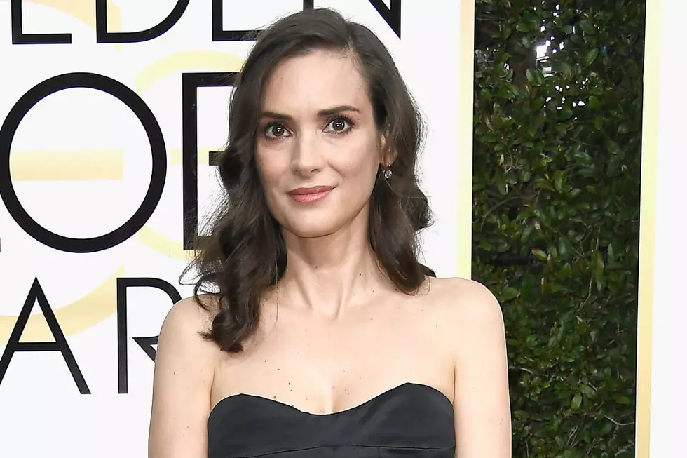 Winona Ryder at the 2017 Golden Globes
