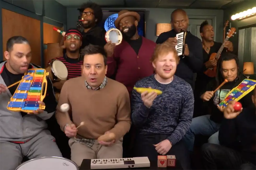 Jimmy Fallon + Ed Sheeran Turn 'Shape of You' Into Classroom Jam