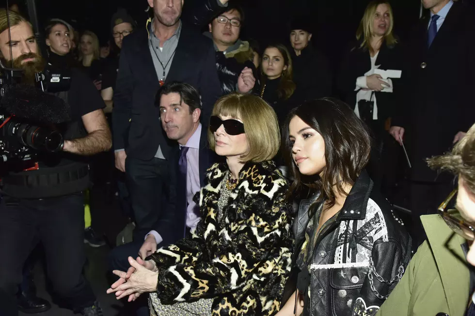 Selena Gomez Sits Pretty With Anna Wintour at Coach Fashion Show on Valentine’s Day