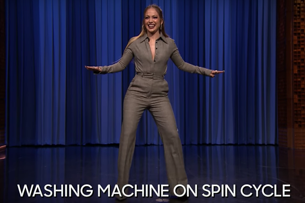 Jennifer Lopez Dreams Up New Dance 'Hot Cowboy' on 'Fallon'