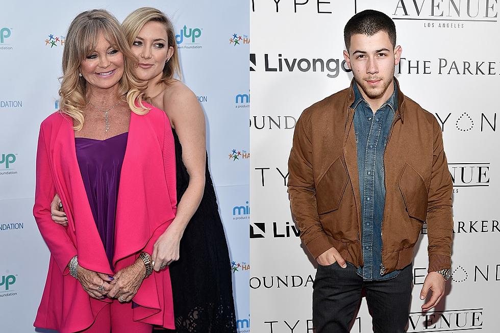 Mom Approves! Goldie Hawn Dishes on Kate Hudson and Nick Jonas’ Fling