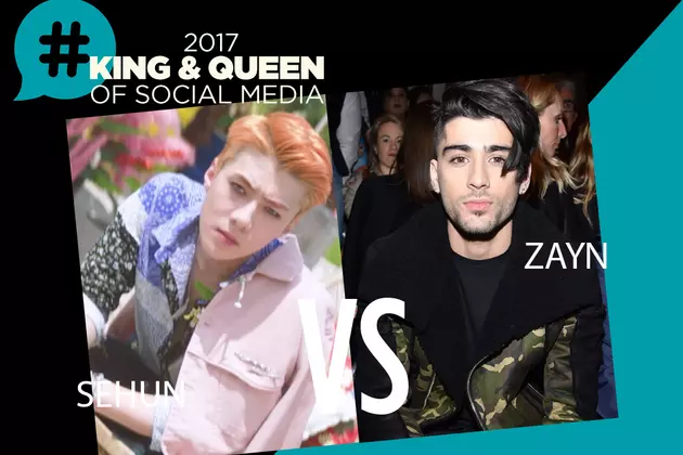 Zayn Malik vs. Sehun: 2017 King of Social Media [Round 1]