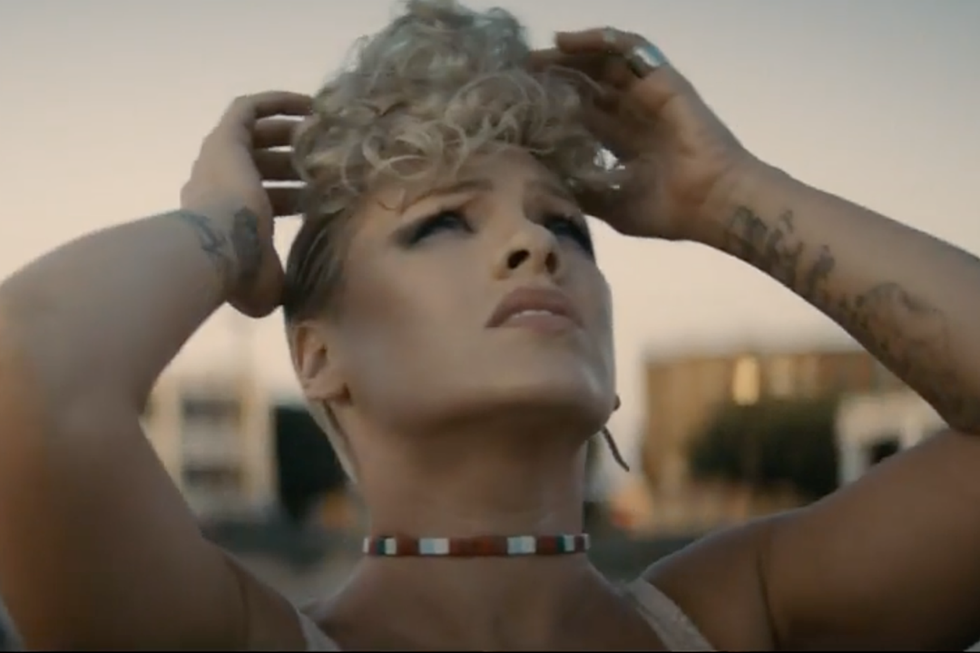 Pink Joins Fellow Misfits to Dance Through City Streets in ‘What About Us’ Video