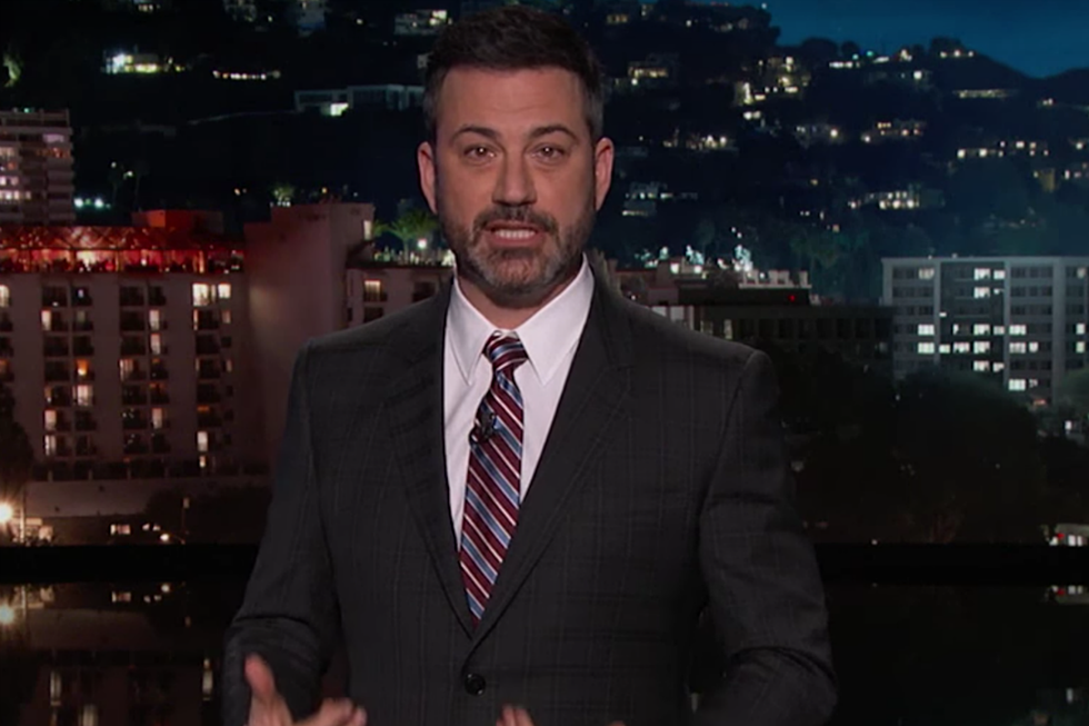 Jimmy Kimmel Tears Up During Emotional Gun Control Monologue