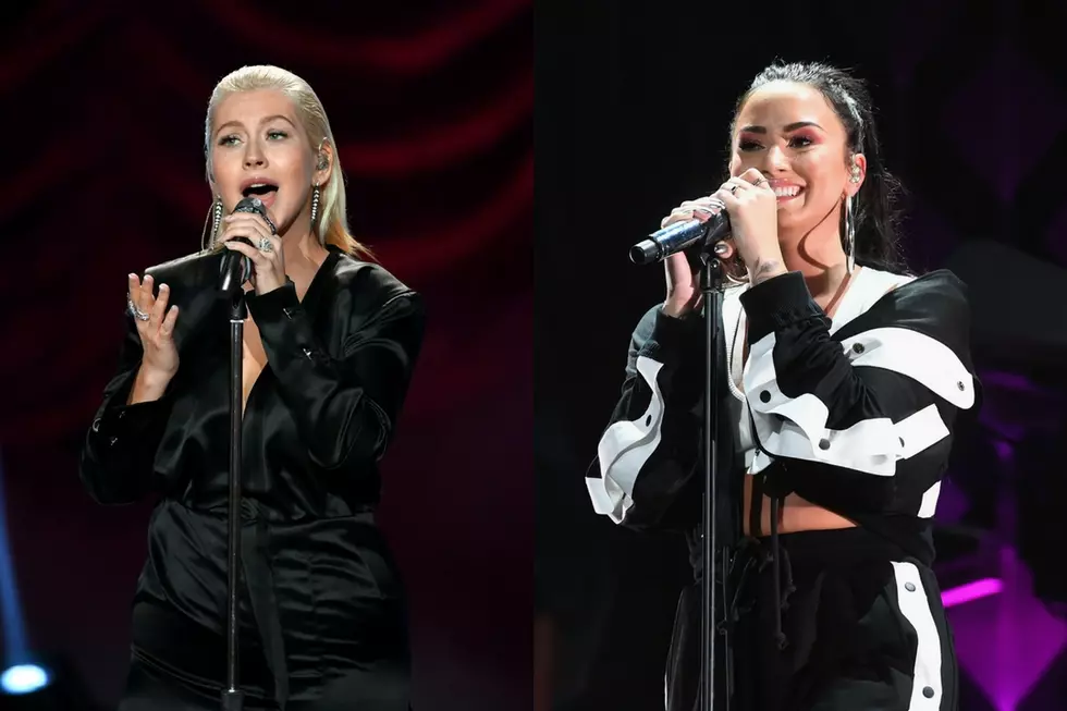 Christina Aguilera + Demi Lovato Tease Upcoming Collaboration