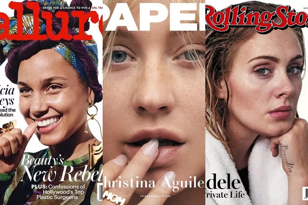 9 Celebrities Who Dared to Go Makeup-Free on Magazine Covers