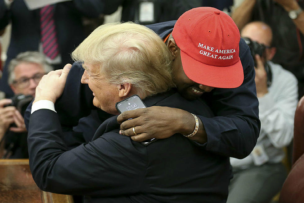 Kanye West Gave President Trump a MAG Hat