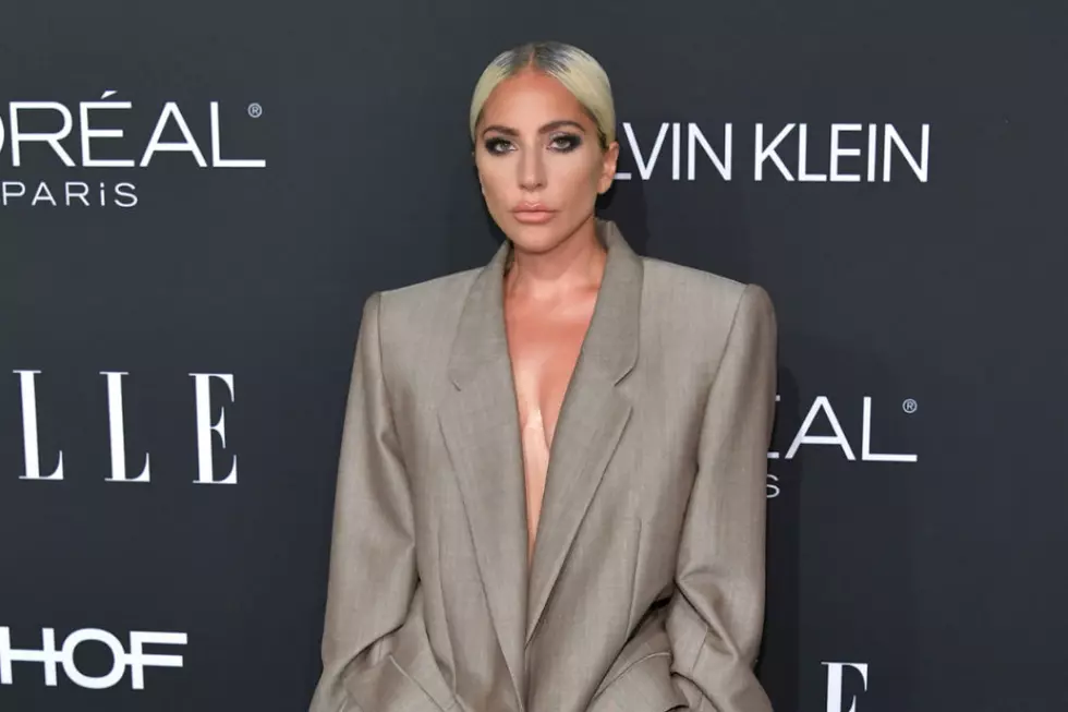 Lady Gaga Tearfully Explains Why She Wore Huge, Baggy Suit to ‘Elle’ Event