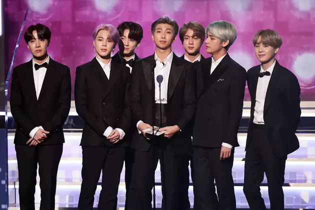 BTS&#8217; RM Promises They&#8217;ll &#8216;Be Back&#8217; on Grammys Stage While Presenting Award