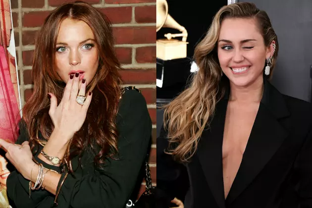 Lindsay Lohan Just Left the Cheekiest Comment on Miley Cyrus&#8217; Instagram Pic