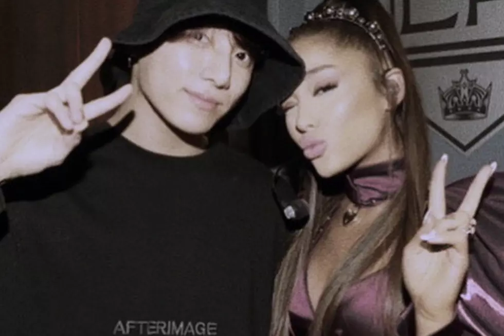 BTS’ Jungkook Says He ‘Learned a Lot’ After Seeing Ariana Grande Perform in LA