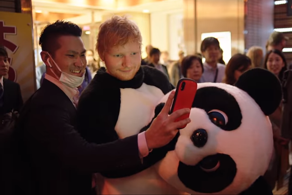 Ed Sheeran Is a Panda Bear Teasing His ‘I Don’t Care’ Music Video Featuring Justin Bieber