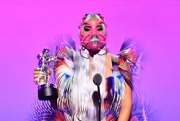 Lady Gaga Honored With First-Ever Tricon Award at 2020 MTV VMAs: &#8216;The Rage of Art Will Empower You&#8217;