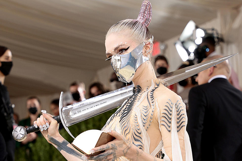 Grimes' Met Gala Sword Was Made From an AR-15 Assault Rifle