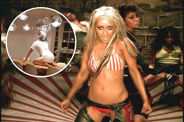 Woman Goes Viral for Breaking Glass Light Fixture at Airbnb Rental While Performing Raunchy Table Dance Set to Xtina&#8217;s &#8216;Dirrty&#8217;